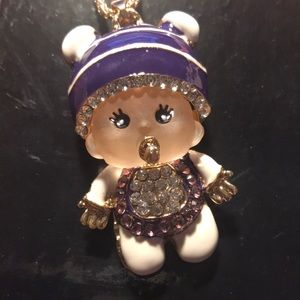 Baby showers 🎈 Purple baby necklace